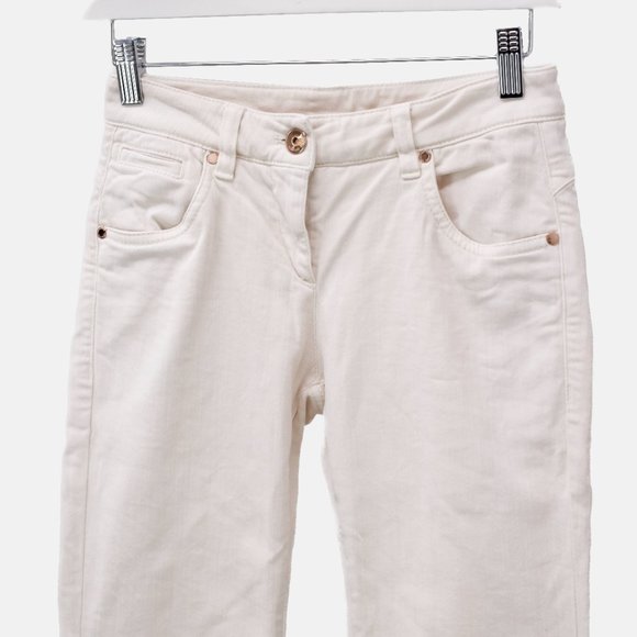 Brunello Cucinelli Cream Tapered Jeans - Picture 3 of 15